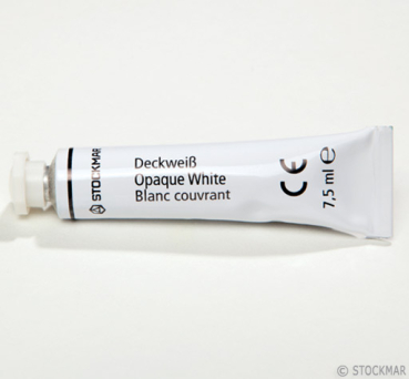 Stockmar Deckweiss für Wasserfarben Malkasten 7,5ml