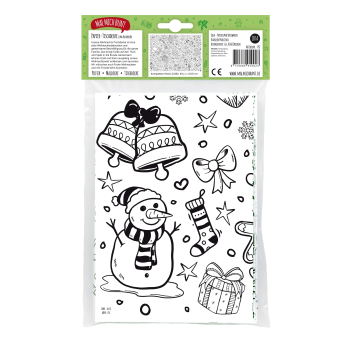 Malmichbunt Ausmal-Tischdecke aus Papier  Weihnachten