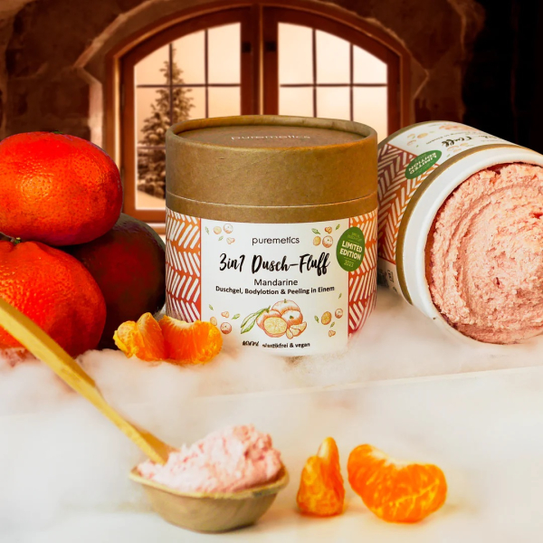 puremetics Dusch-Fluff 3in1 Mandarine (Limited Edition)