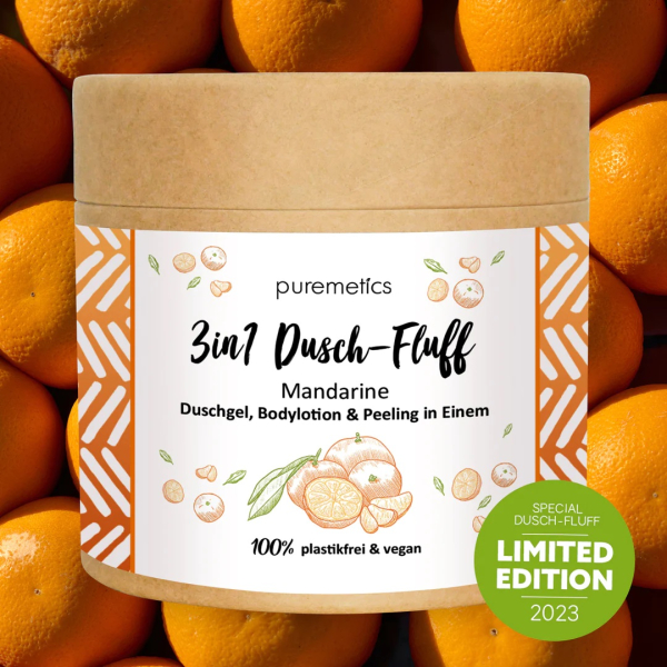 puremetics Dusch-Fluff 3in1 Mandarine (Limited Edition)