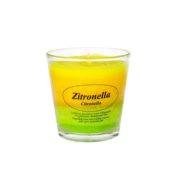 Kerzenfarm Stearinkerze im Glas, Zitronella