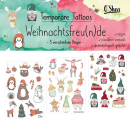 Malmichbunt Klebetattoos - Weihnachtsfreunde