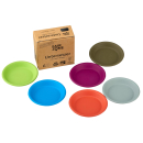 FAIR ZONE Rubber Coaster / Pflanztopf Untersetzer Color Mix 6er